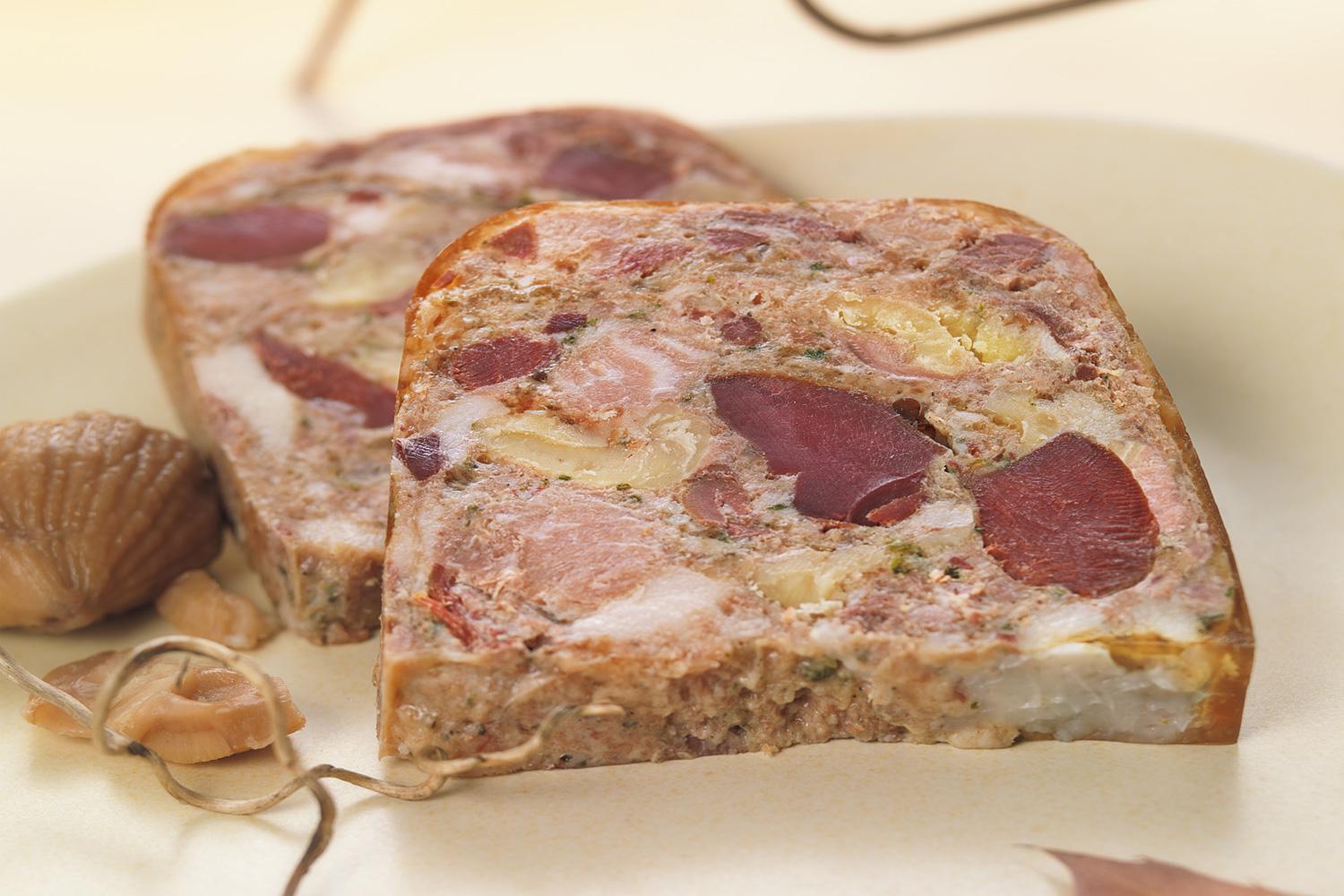 Duck Terrine with Chestnuts Pâtés Terrines